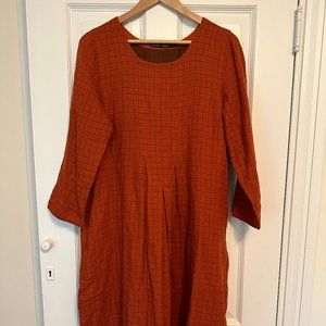 Gudrun Sjoden terracotta dress
